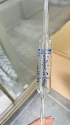 PIPET THỦY TINH VẠCH XANH - CLASS AS -  ISOLAB - 021.01 - 021.05